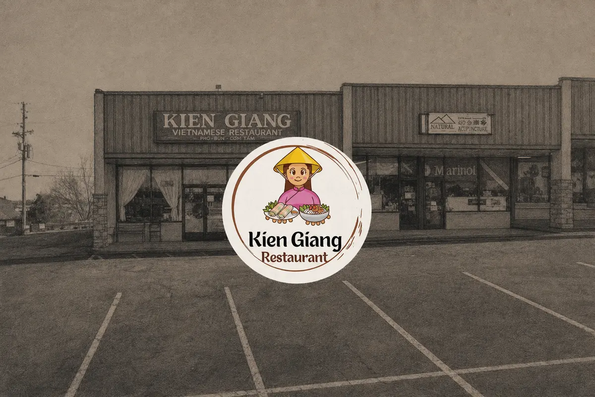 Illustrated exterior of Kien Giang in Nashville