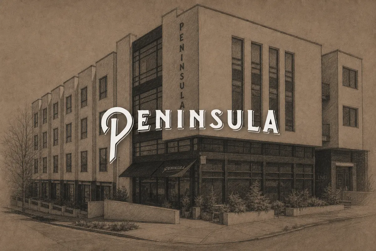 Illustrated exterior of Peninsula in Nashville