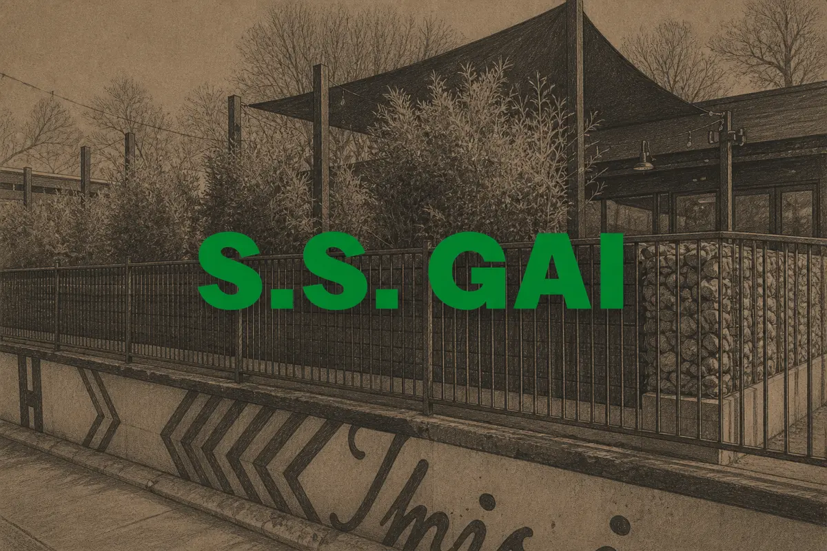 Illustrated exterior of SS Gai in Nashville
