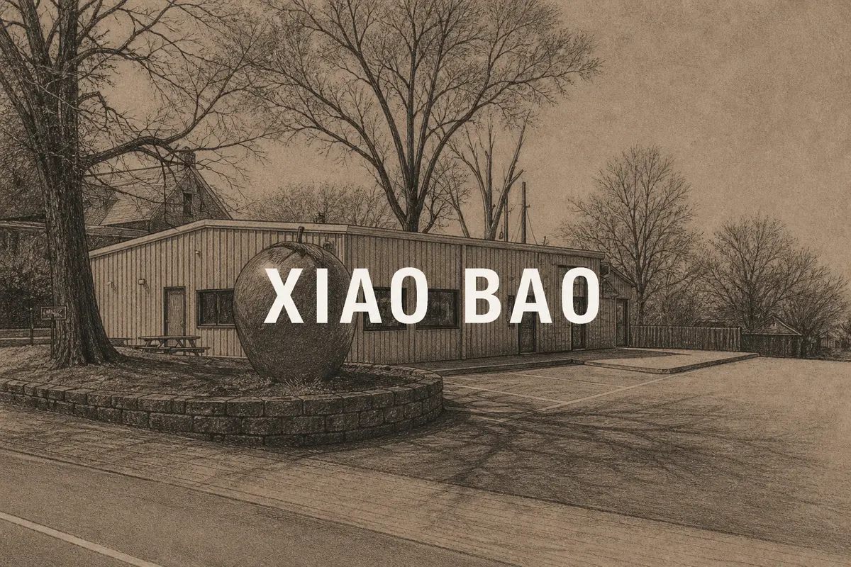 Illustrated exterior of Xiao Bao in Nashville